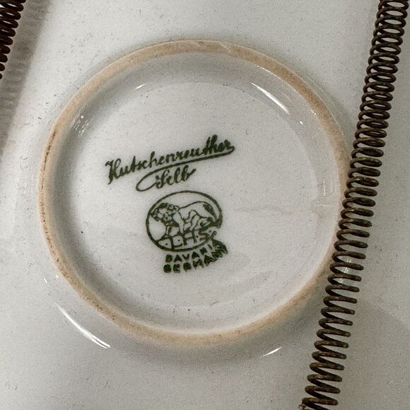 Sanders Mfg Co. "Order of the Eastern Star" plate, vintage bone china 13 inches - Picture 10 of 12